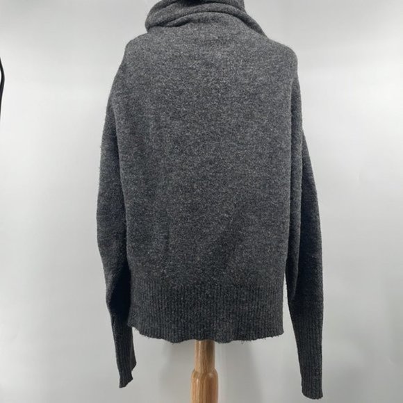 ARITZIA Wilfred Wool Alpaca Sweater Warm Cozy Minimalist Yarn Made In Italy - Picture 2 of 8